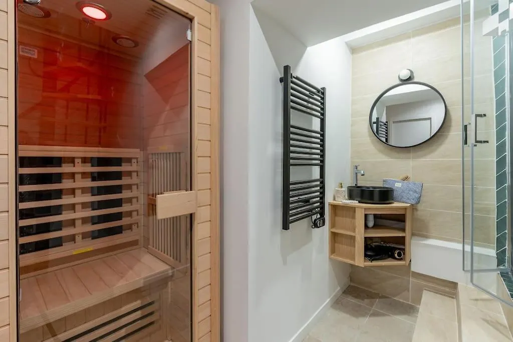 Appartement Magnifique Et Relaxant Avec Sauna Parijs